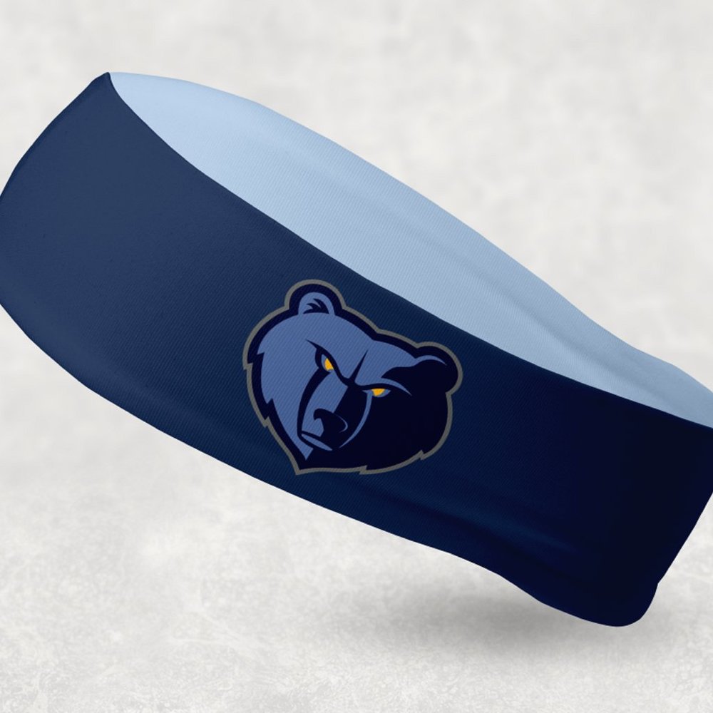 2 Pack - NEW - Reversible Memphis Grizzlies Headband